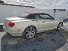2016 Bentley Continental Gtc V8 Beige vin: SCBGT3ZA2GC054995