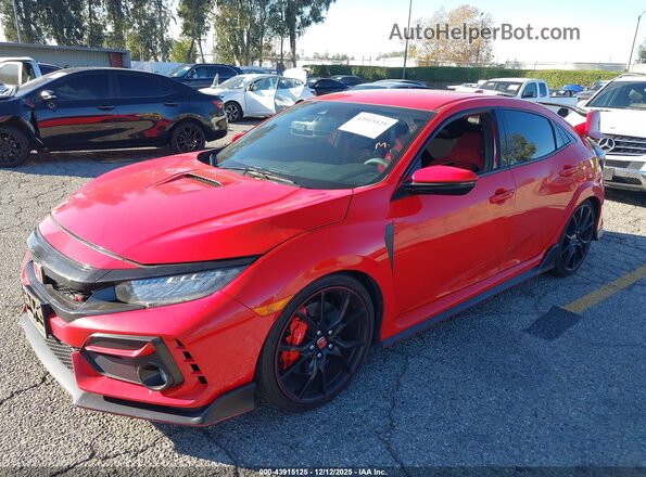 SHHFK8G76MU201638 2021 HONDA CIVIC TYPE R Red Przód lewy
