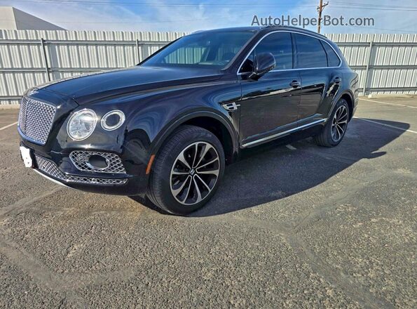 SJAAC2ZV6HC015703 2017 BENTLEY BENTAYGA Black Trasero izquierdo