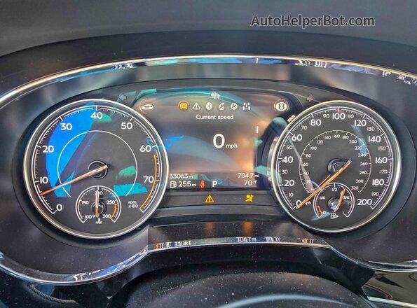 SJAAC2ZV6HC015703 2017 BENTLEY BENTAYGA Black Vista del salpicadero