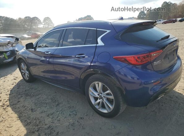 SJKCH5CP4KA008530 2019 INFINITI QX30 Blue Tył prawy