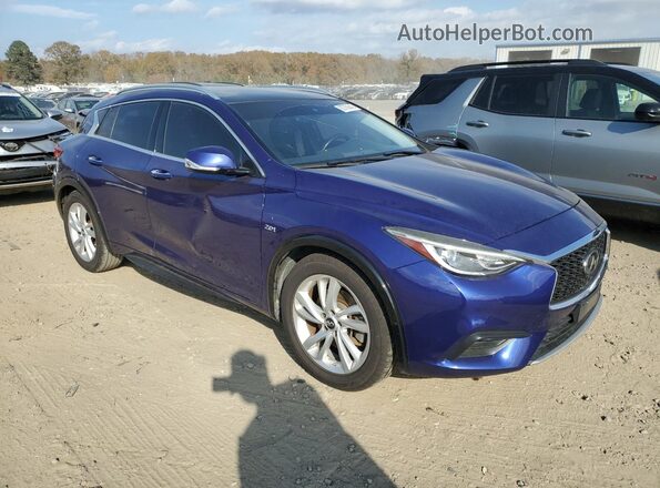 SJKCH5CP4KA008530 2019 INFINITI QX30 Blue Widok z przodu