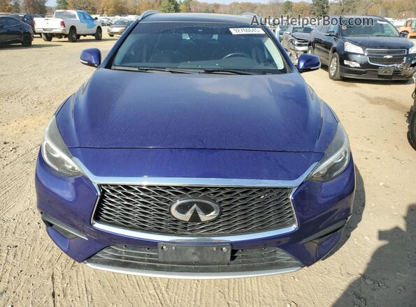 SJKCH5CP4KA008530 2019 INFINITI QX30 Blue Widok z tyłu
