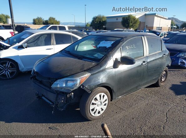 VNKKTUD33HA084095 2017 TOYOTA YARIS Black წინა მარცხენა ხედი სამი მეოთხედიდან