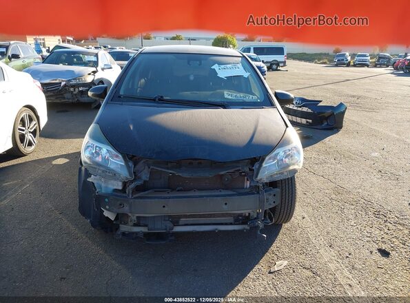 VNKKTUD33HA084095 2017 TOYOTA YARIS Black უკანა სალონის ხედი