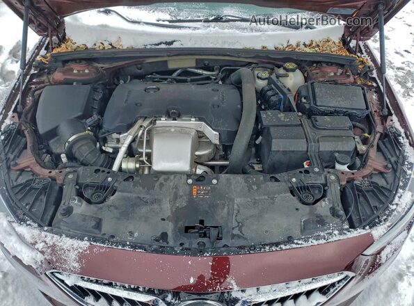 W04GP6SX1L1017146 2020 BUICK REGAL Бордовый Вид задней части салона