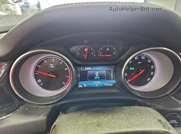 W04GP6SX2J1122131 2018 BUICK REGAL Серый Вид щитка приборов