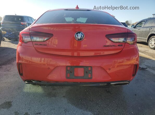 W04GS6SS2J1129261 2018 BUICK REGAL Red უკანა ხედი