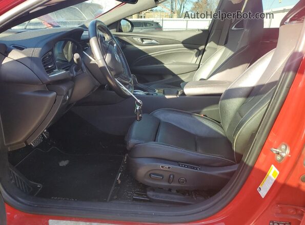W04GS6SS2J1129261 2018 BUICK REGAL Red წინა სალონის ხედი