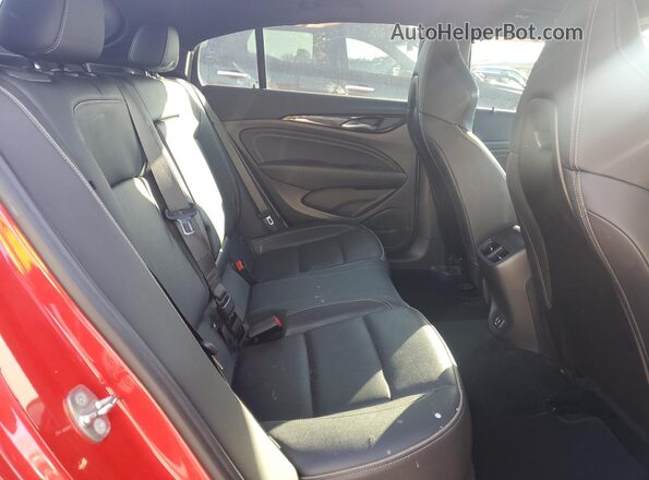 W04GS6SS2J1129261 2018 BUICK REGAL Red უკანა სავარძლების ხედი