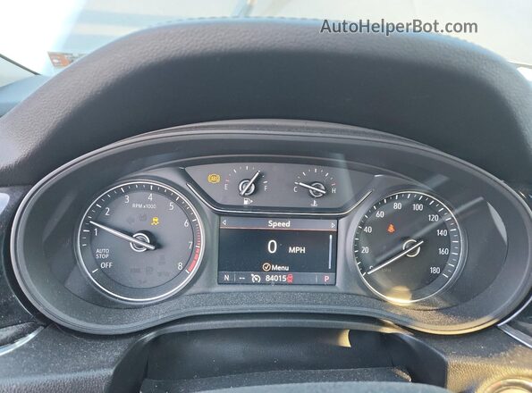 W04GV8SX4J1152510 2018 BUICK REGAL Серый Вид щитка приборов