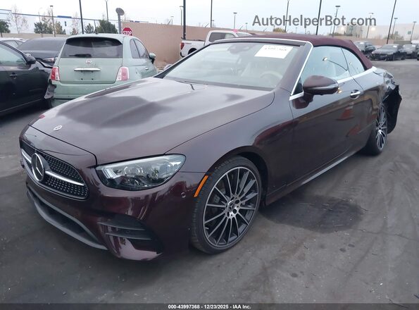 W1K1K5JB3PF207751 2023 MERCEDES-BENZ E-CLASS Burgundy Передня ліва чверть
