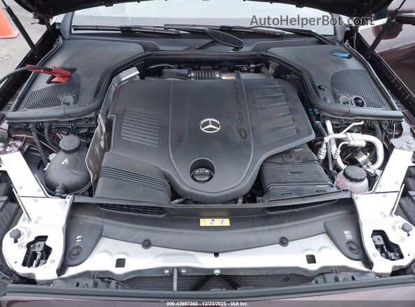 W1K1K5JB3PF207751 2023 MERCEDES-BENZ E-CLASS Burgundy Вид ззаду