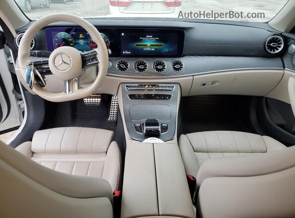 W1K1K5KB8MF149758 2021 MERCEDES-BENZ E Белый Вид панели приборов
