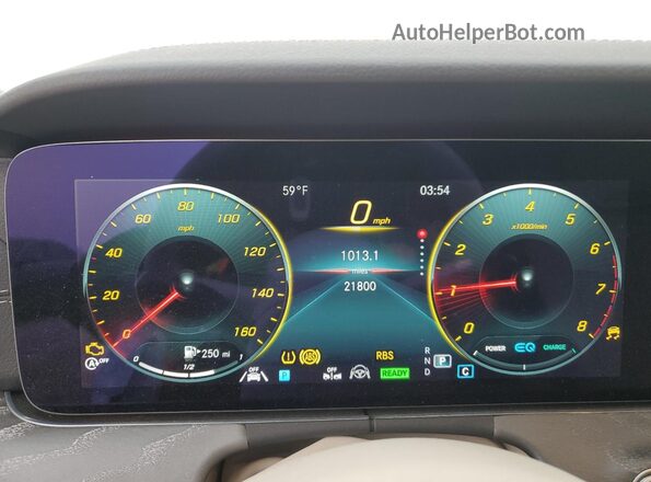 W1K1K5KB8MF149758 2021 MERCEDES-BENZ E Белый Вид щитка приборов