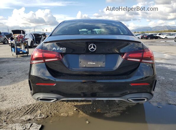 W1K3G4EB2NJ341448 2022 MERCEDES-BENZ A Черный Вид сзади