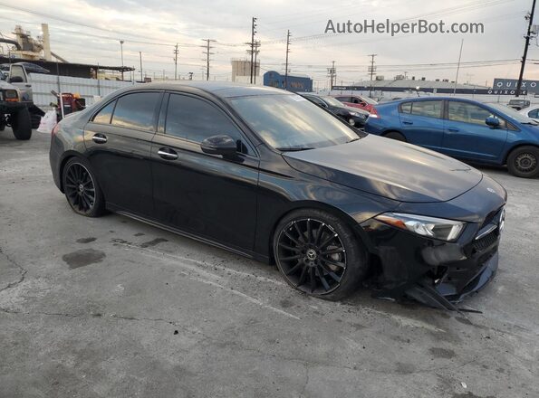 W1K3G4EB5NJ341220 2022 MERCEDES-BENZ A Черный Передняя правая четверть