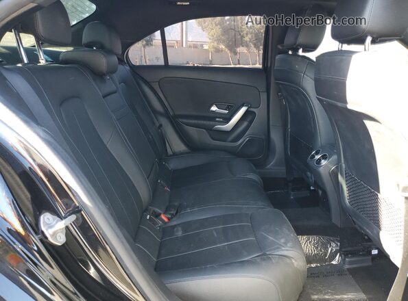 W1K3G4EB6MJ288798 2021 MERCEDES-BENZ A Black უკანა სავარძლების ხედი
