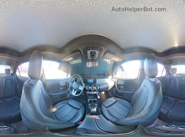 W1K3G4EB6MJ288798 2021 MERCEDES-BENZ A Black სალონის 360-გრადუსიანი ხედი