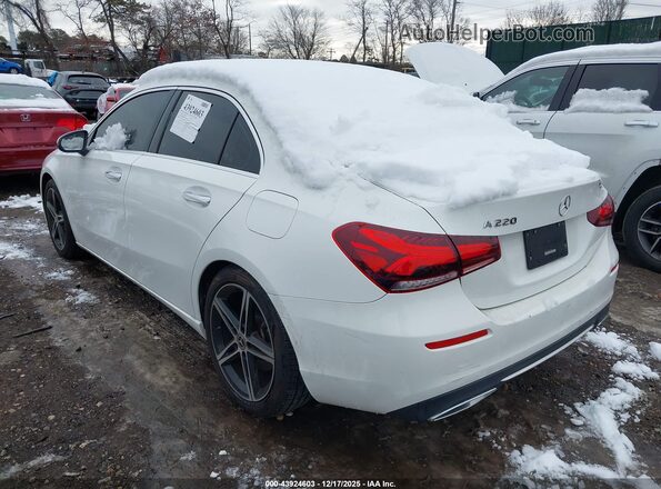 W1K3G4EB8MJ318822 2021 MERCEDES-BENZ A 220 Белый Задняя левая четверть