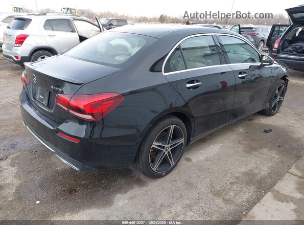 W1K3G4FB0NJ373345 2022 MERCEDES-BENZ A 220 Черный Задняя правая четверть