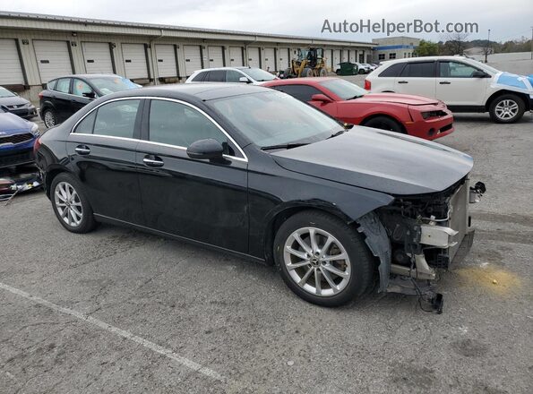 W1K3G4FB2MJ264237 2021 MERCEDES-BENZ A Черный Передняя правая четверть