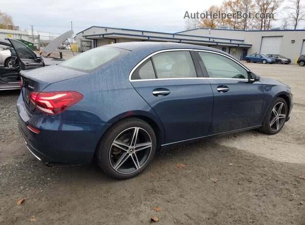 W1K3G4FB5MJ286166 2021 MERCEDES-BENZ A Синий Задняя правая четверть