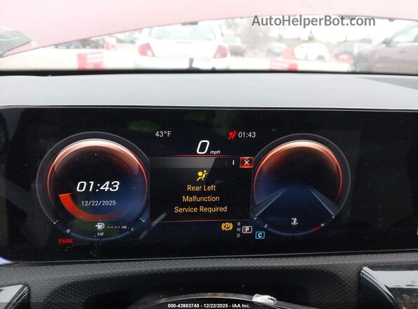 W1K3G4FB8NJ367745 2022 MERCEDES-BENZ A 220 Красный Вид задних сидений
