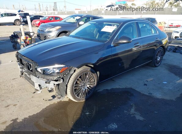 W1KAF4GB4PR102446 2023 MERCEDES-BENZ C-CLASS Черный Передняя левая четверть