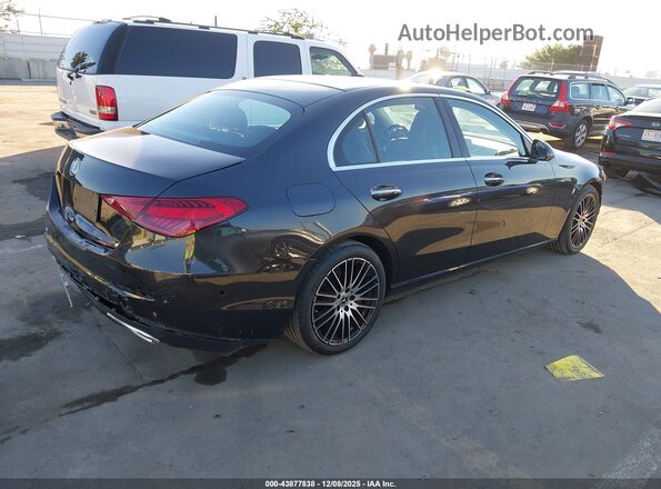 W1KAF4GB4PR102446 2023 MERCEDES-BENZ C-CLASS Черный Задняя правая четверть