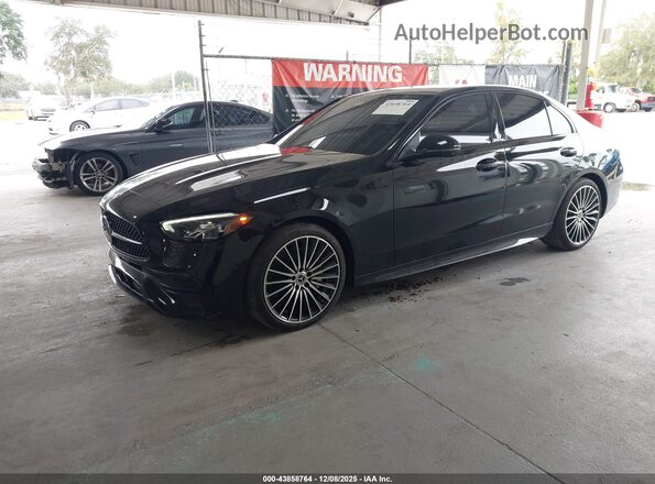 W1KAF4GB7PR124392 2023 MERCEDES-BENZ C-CLASS Черный Передняя левая четверть