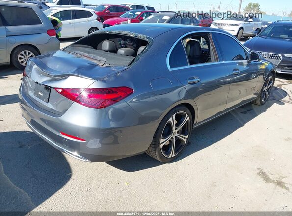 W1KAF4GB7PR129348 2023 MERCEDES-BENZ C-CLASS Gray Trasero derecho