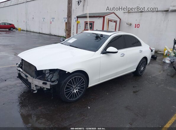 W1KAF4GB9PR074868 2023 MERCEDES-BENZ C-CLASS Белый Передняя левая четверть