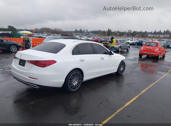 W1KAF4GB9PR074868 2023 MERCEDES-BENZ C-CLASS Белый Задняя правая четверть