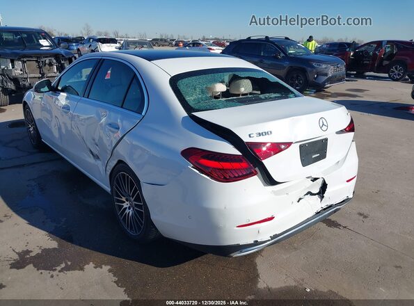 W1KAF4HB0SR241500 2025 MERCEDES-BENZ C-CLASS Белый Задняя левая четверть