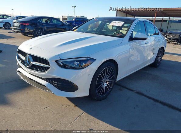 W1KAF4HB0SR241500 2025 MERCEDES-BENZ C-CLASS Белый Передняя левая четверть