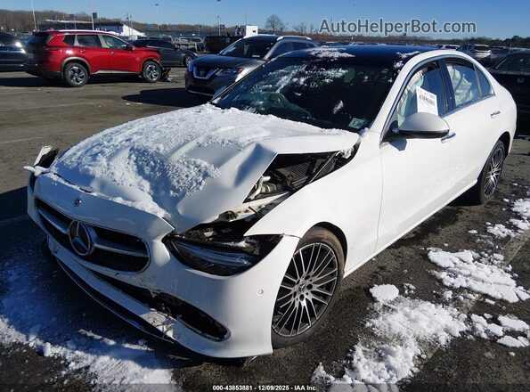 W1KAF4HB5PR095425 2023 MERCEDES-BENZ C-CLASS White Vista tres cuartos delantera izquierda