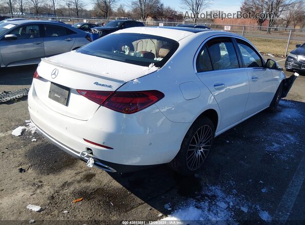 W1KAF4HB5PR095425 2023 MERCEDES-BENZ C-CLASS White Trasero derecho