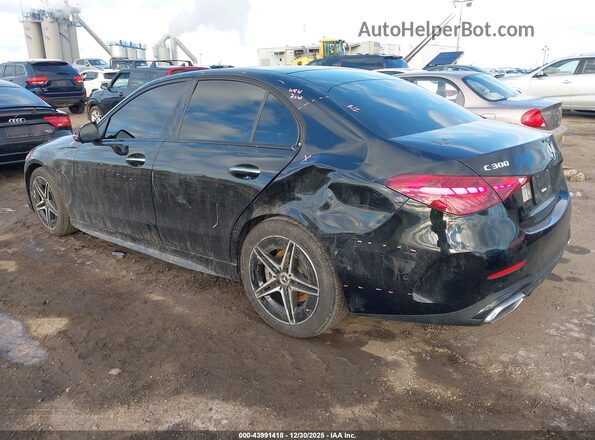W1KAF4HB6PR076981 2023 MERCEDES-BENZ C-CLASS Black Հետևի ձախ