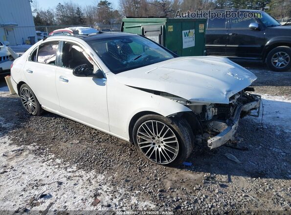 W1KAF4HB6PR082098 2023 MERCEDES-BENZ C-CLASS White Передня права чверть