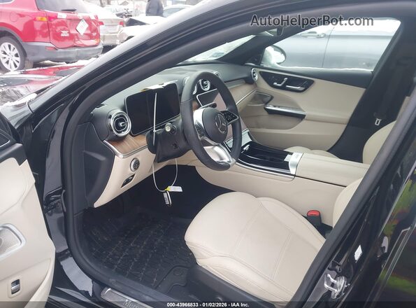 W1KAF4HB7PR121331 2023 MERCEDES-BENZ C-CLASS Black Widok wnętrza z przodu