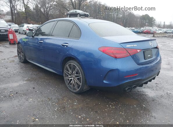 W1KAF8HB1PR097633 2023 MERCEDES-BENZ AMG C 43 Blue Rear left