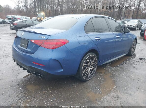 W1KAF8HB1PR097633 2023 MERCEDES-BENZ AMG C 43 Blue Rear right