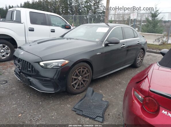 W1KAF8HB3PR117526 2023 MERCEDES-BENZ AMG C 43 Black Vista tres cuartos delantera izquierda