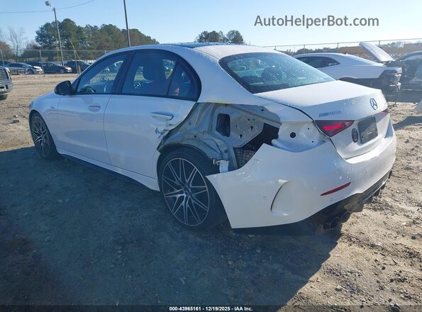 W1KAF8HB3RR201932 2024 MERCEDES-BENZ AMG C 43 White Tył lewy