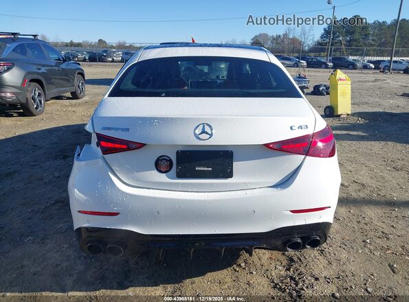 W1KAF8HB3RR201932 2024 MERCEDES-BENZ AMG C 43 White 