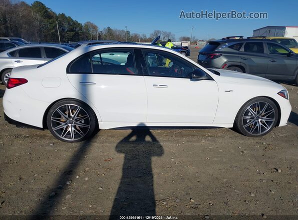W1KAF8HB3RR201932 2024 MERCEDES-BENZ AMG C 43 White Widok wnętrza 360 stopni