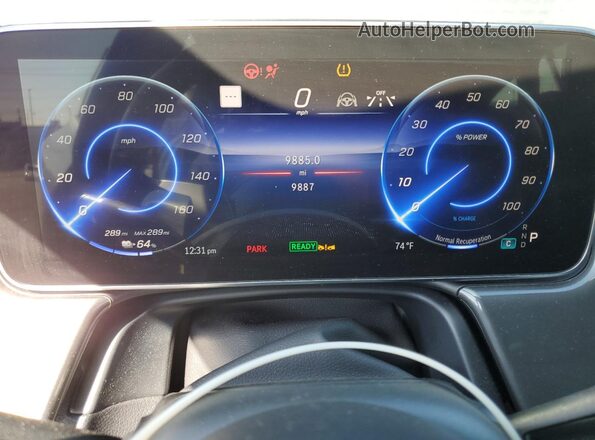 W1KCG2DB1PA028948 2023 MERCEDES-BENZ EQS Серый Вид щитка приборов