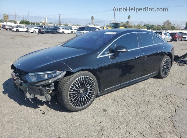 W1KCG2DB3NA012425 2022 MERCEDES-BENZ EQS Черный Передняя левая четверть