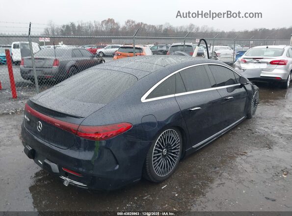 W1KCG2DB4NA005404 2022 MERCEDES-BENZ EQS 450+ Blue Задня права чверть